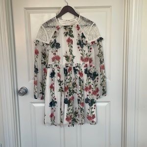 Ted Baker London Floral White Dress